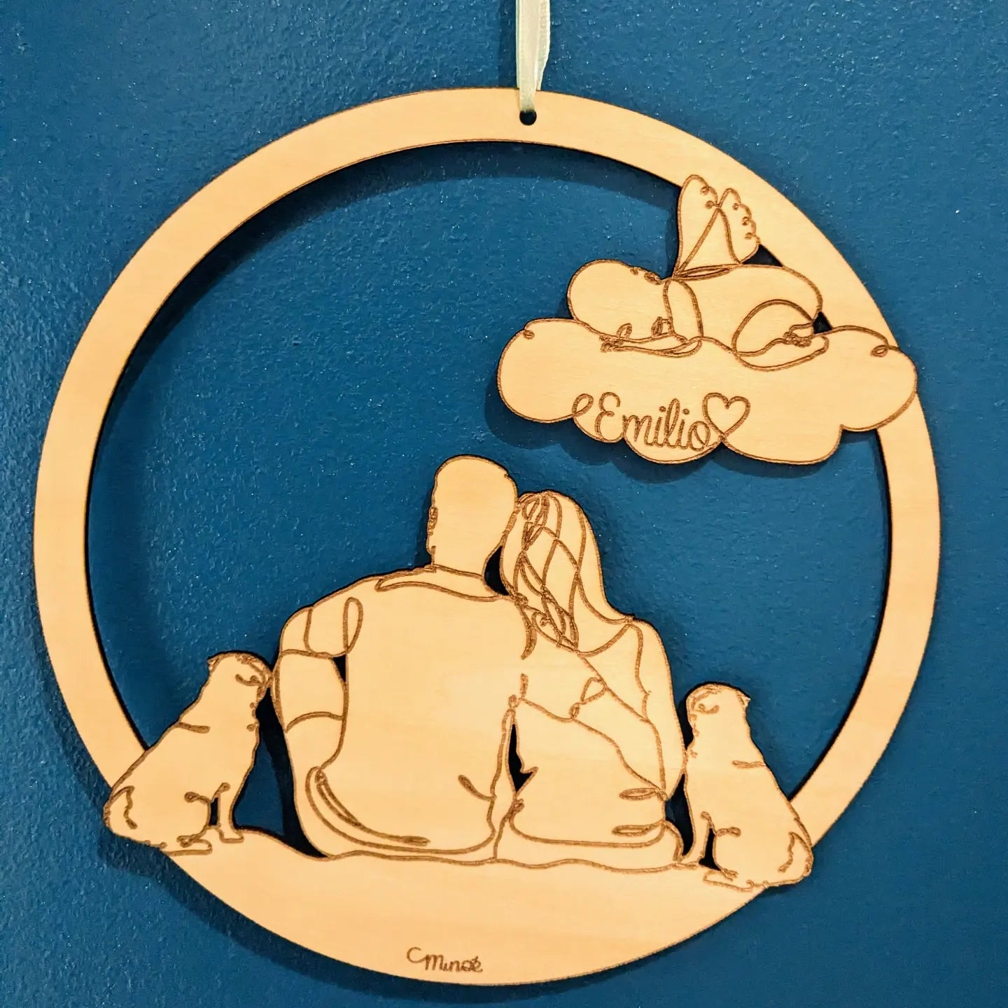 Suspension portrait de famille