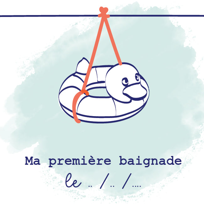 Affiche à composer : les premières fois de bébé
