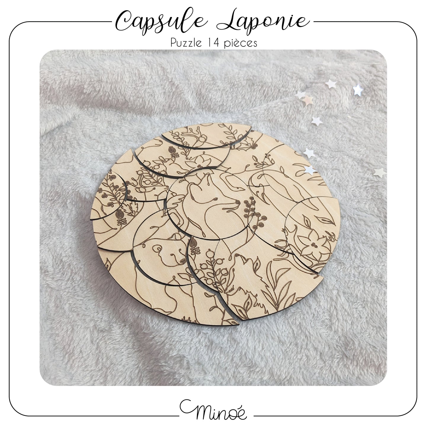 Capsule Laponie : Puzzle 8 ou 14 pièces