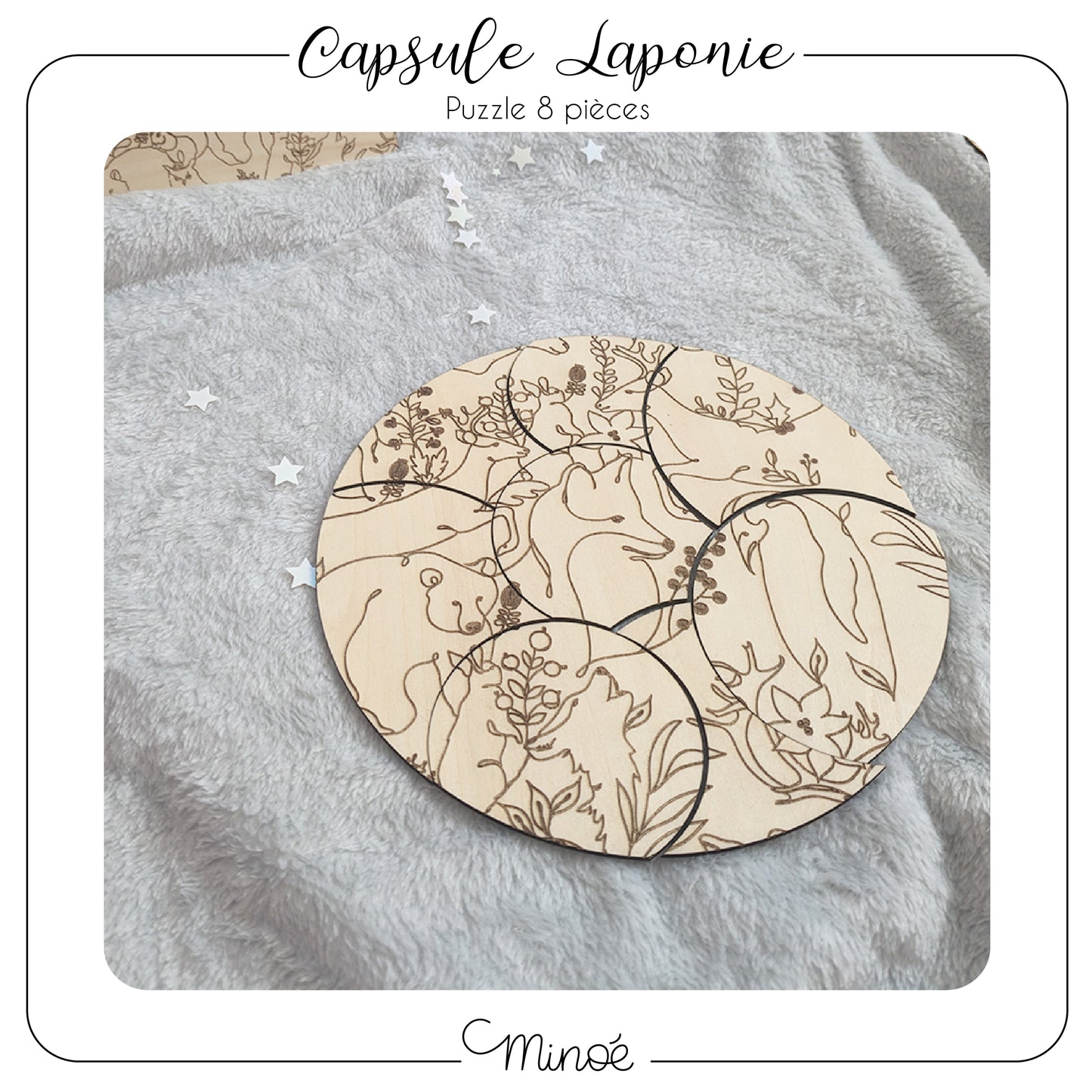 Capsule Laponie : Puzzle 8 ou 14 pièces