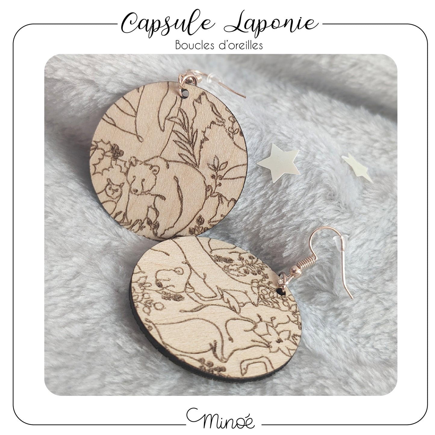 Capsule Laponie : Boucles d'oreilles