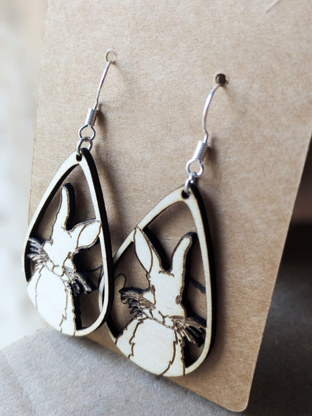 Boucles d'oreilles Lapinou