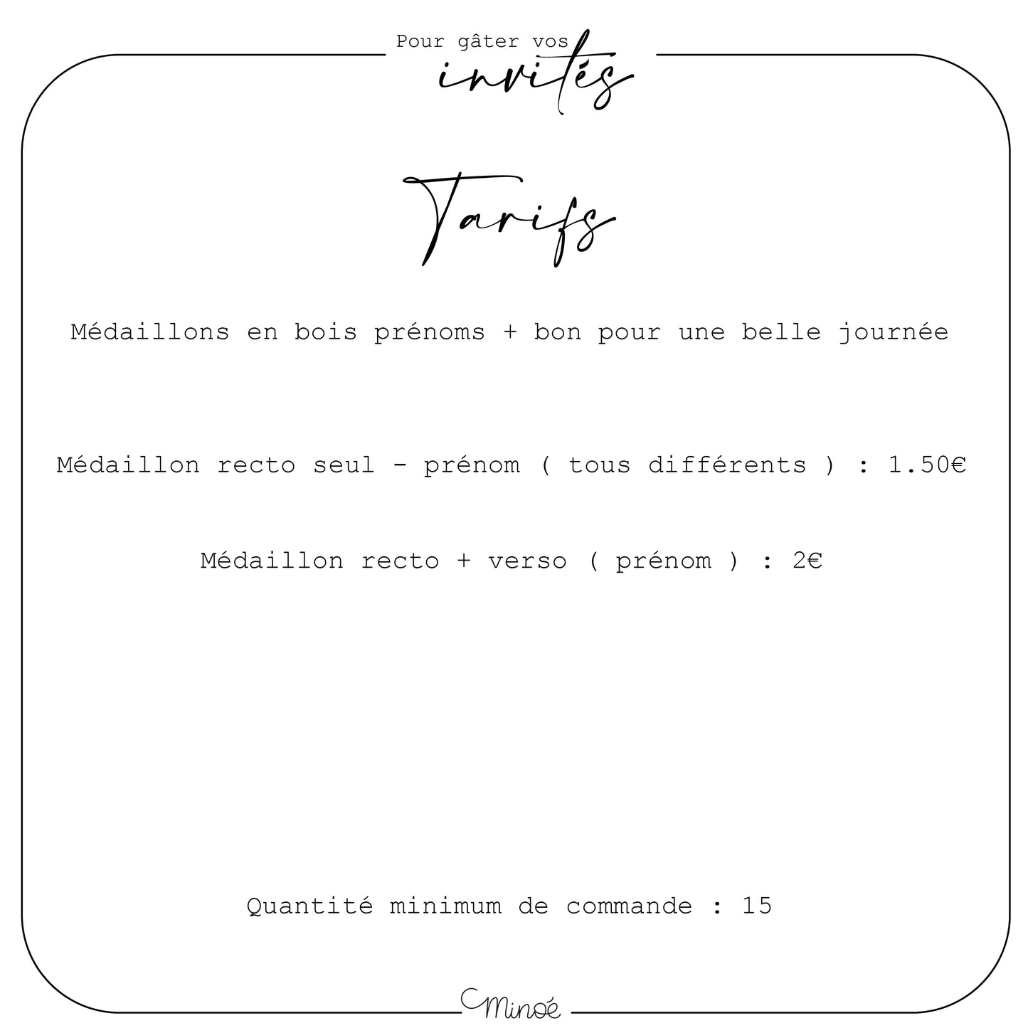 Pour gâter ( et placer ! ) vos invités : des marque-places personnalisés - modèle coeur fleuri