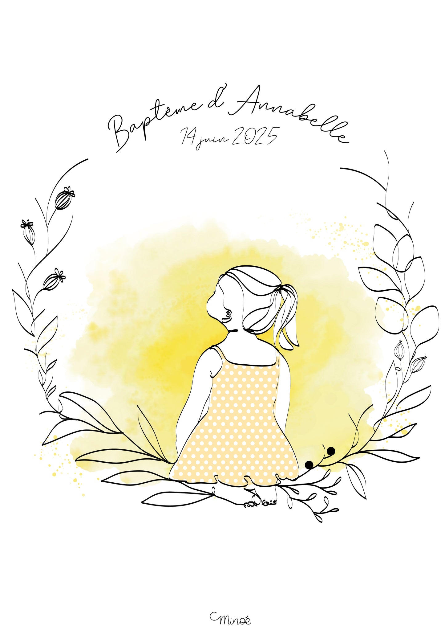 Support d'empreintes - couronne et enfant