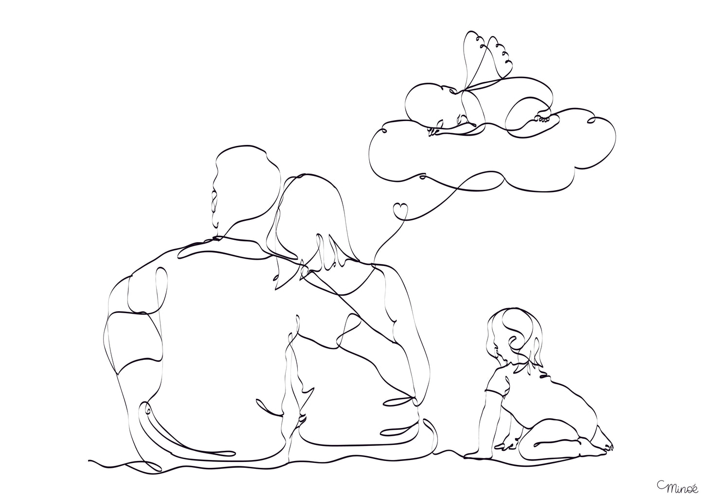 Suspension portrait de famille