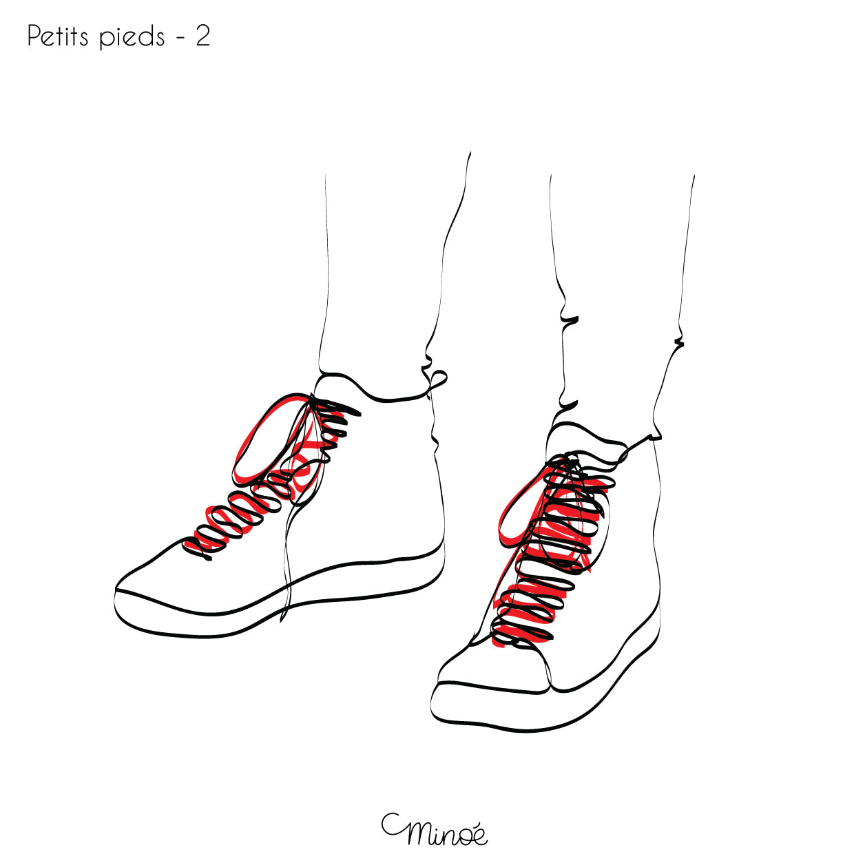 Chouette maman et petits pieds : illustration et bagagerie