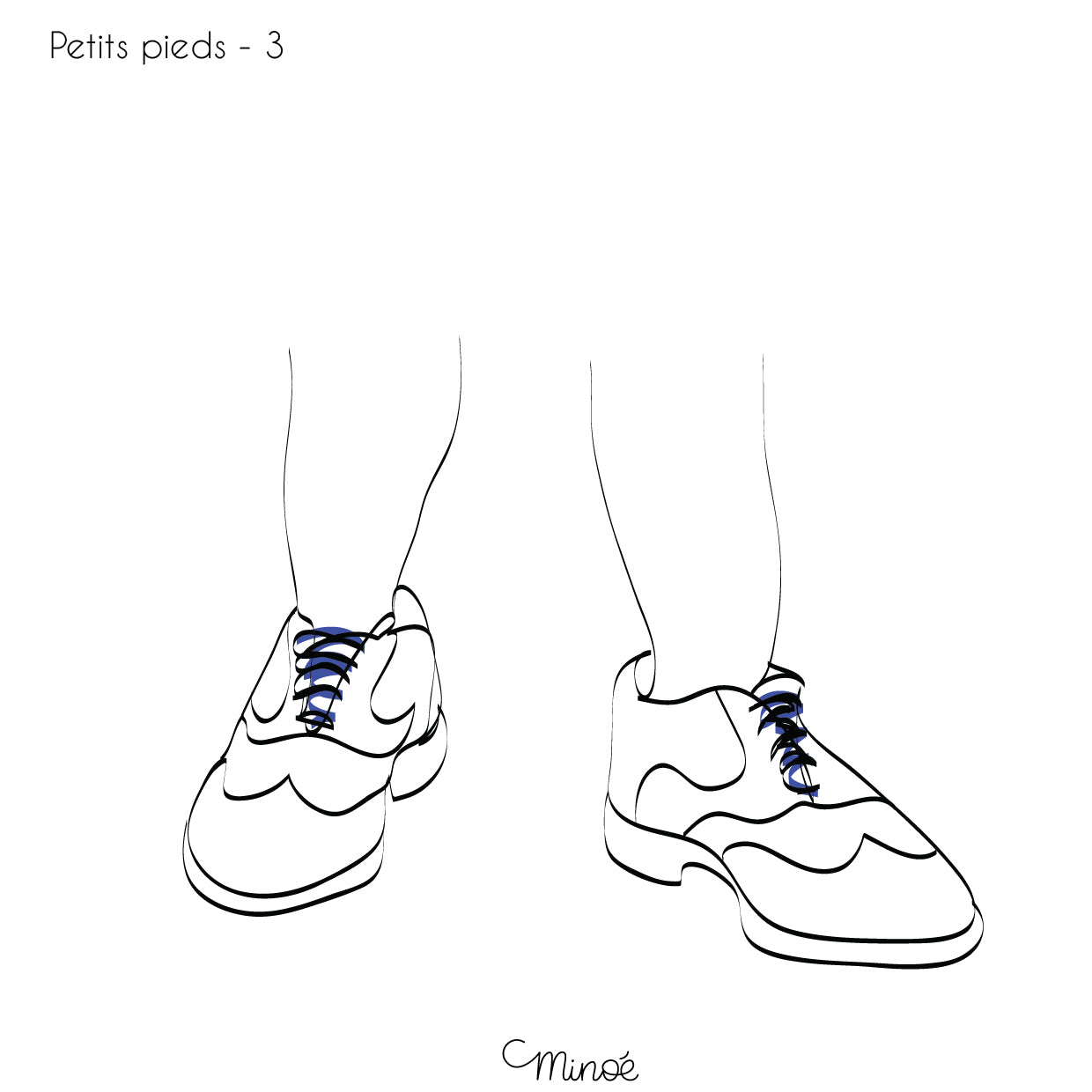 Chouette maman et petits pieds : illustration et bagagerie