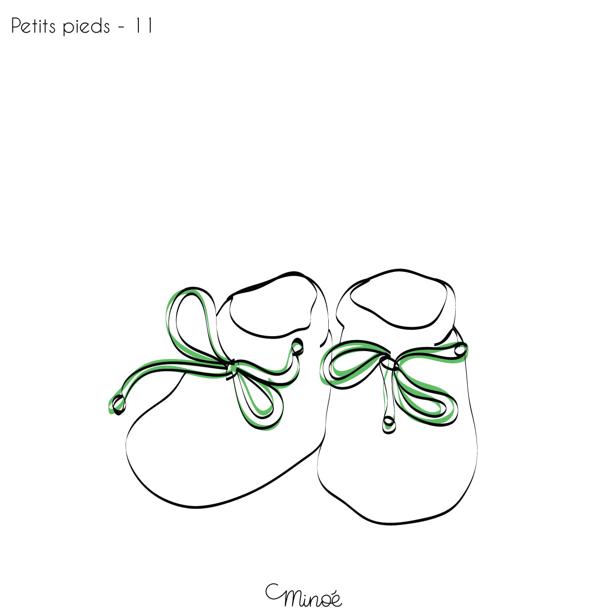 Chouette maman et petits pieds : illustration et bagagerie