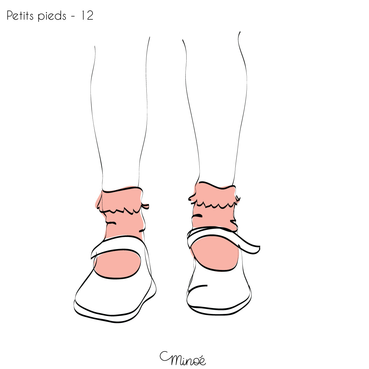 Chouette maman et petits pieds : illustration et bagagerie