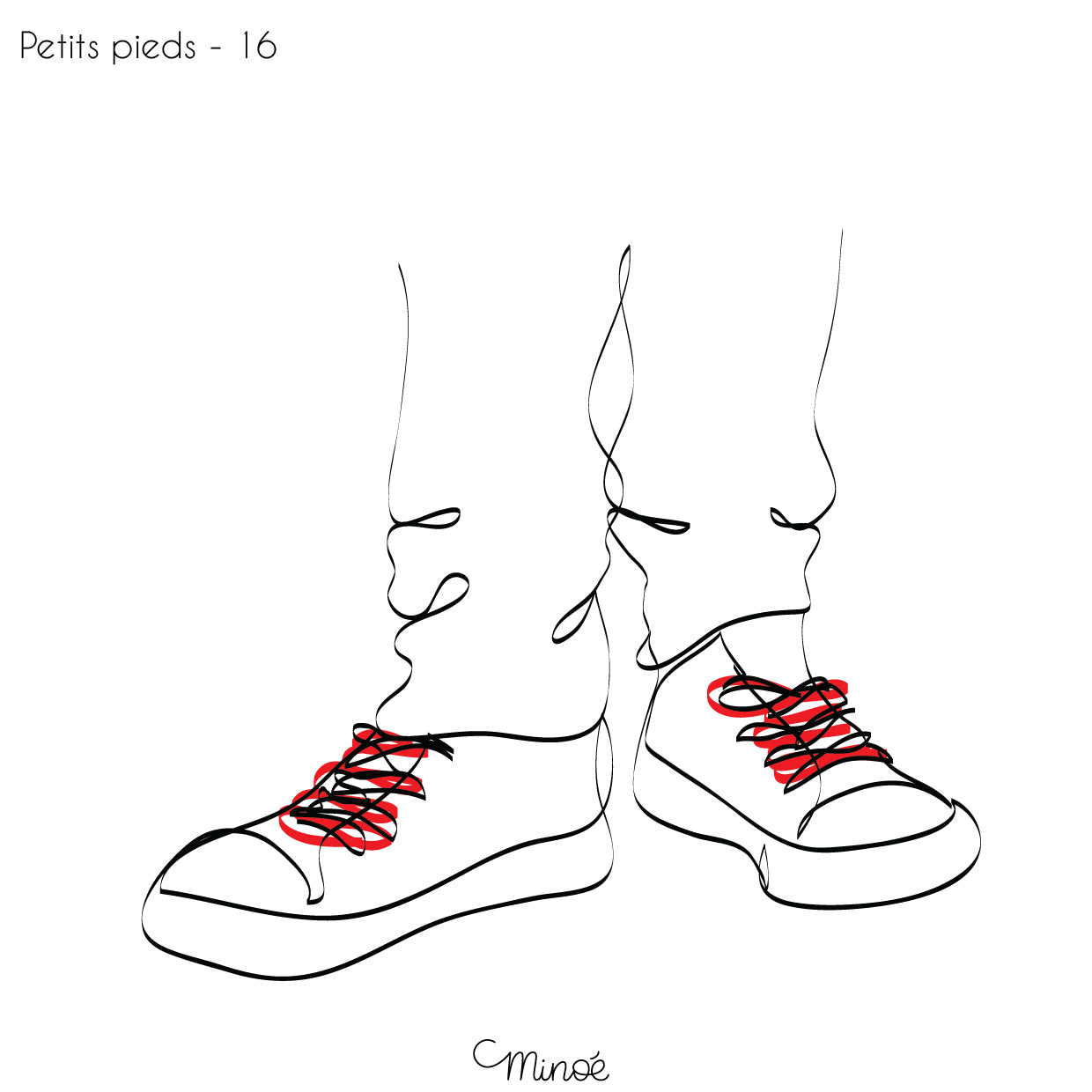 Chouette maman et petits pieds : illustration et bagagerie