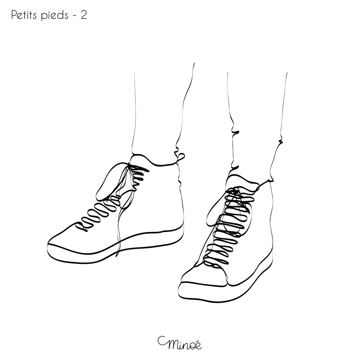 Chouette maman et petits pieds : illustration et bagagerie
