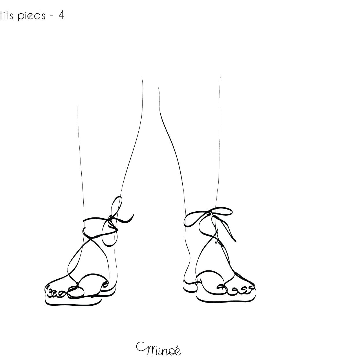 Chouette maman et petits pieds : illustration et bagagerie