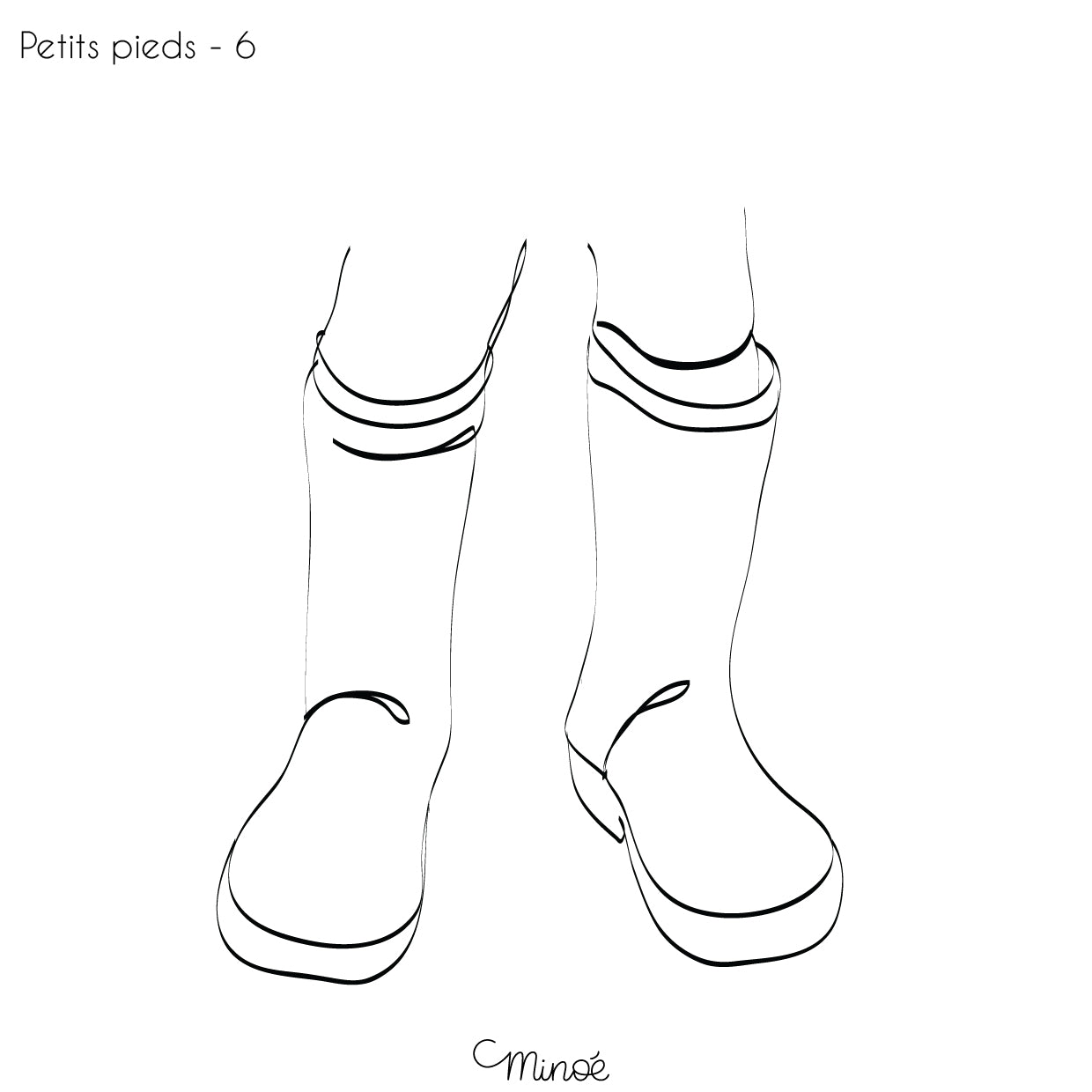 Chouette maman et petits pieds : illustration et bagagerie