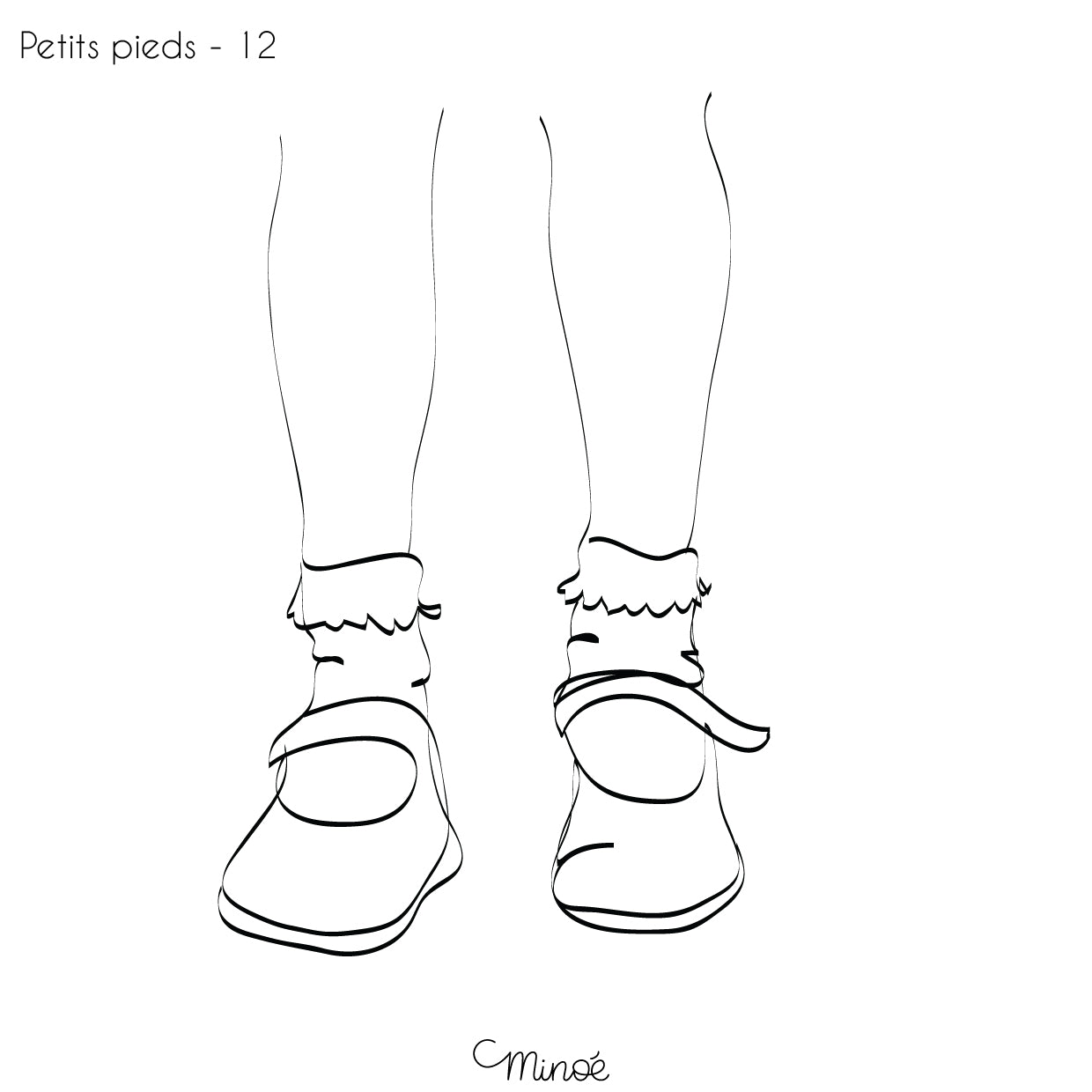 Chouette maman et petits pieds : illustration et bagagerie