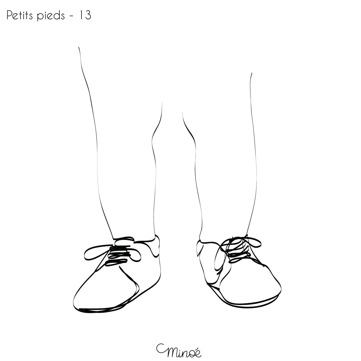 Chouette maman et petits pieds : illustration et bagagerie