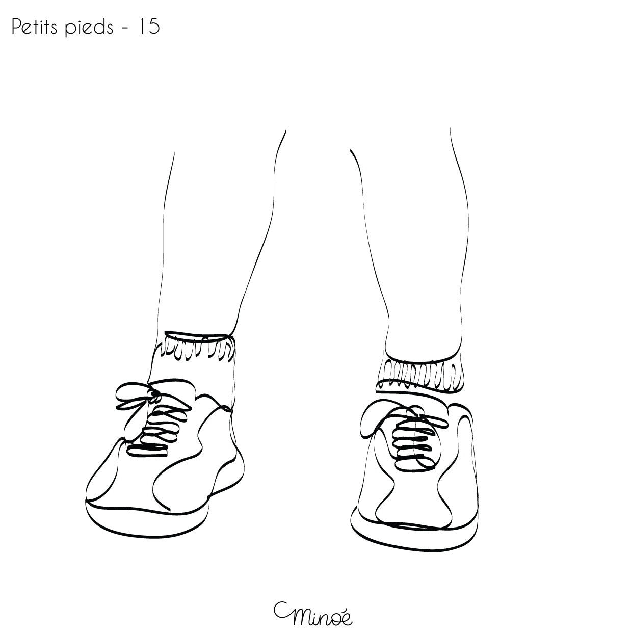 Chouette maman et petits pieds : illustration et bagagerie