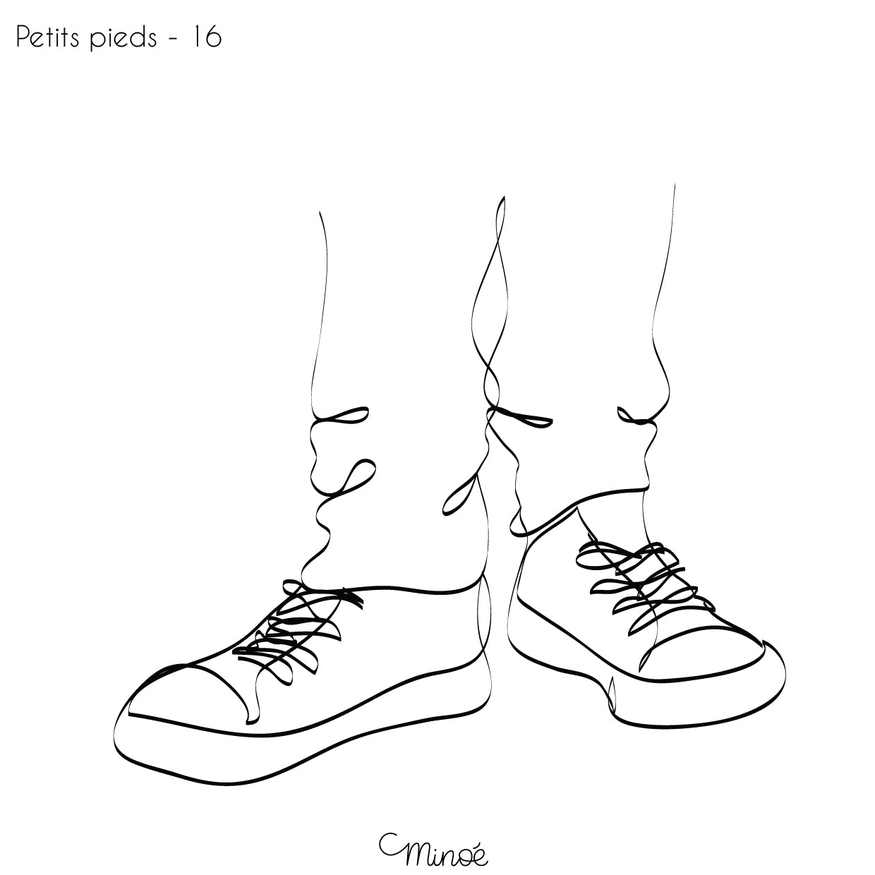 Chouette maman et petits pieds : illustration et bagagerie