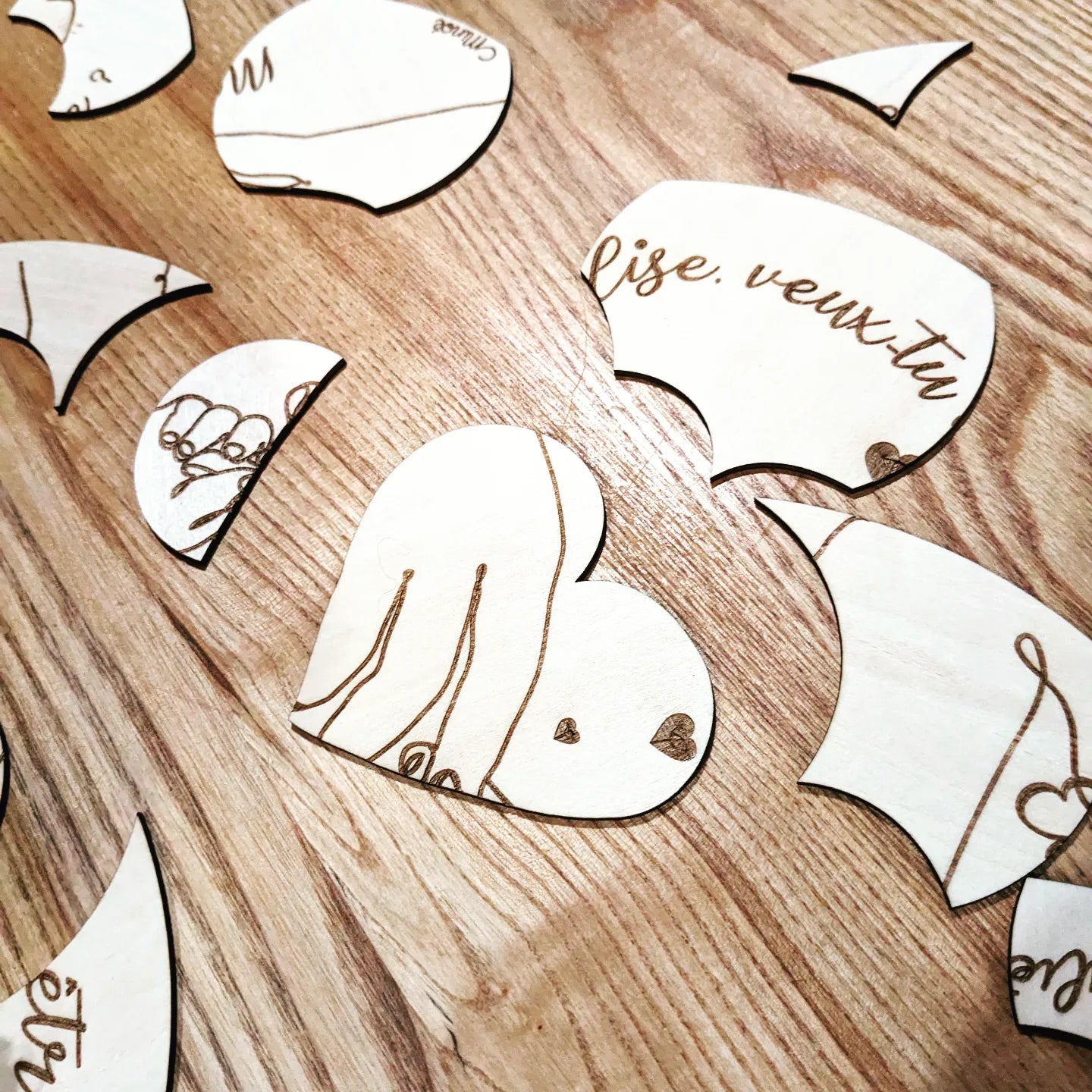 Puzzle personnalisé : veux tu être ma marraine / mon parrain
