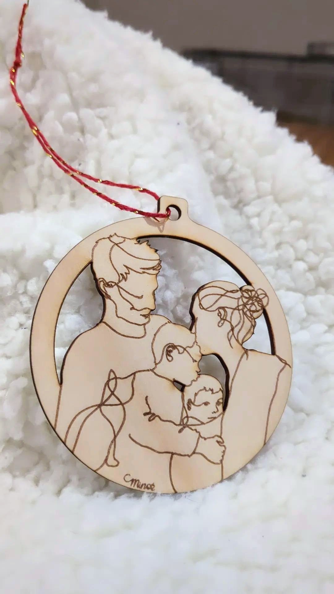 Suspension de Noël d'après une de vos illustrations