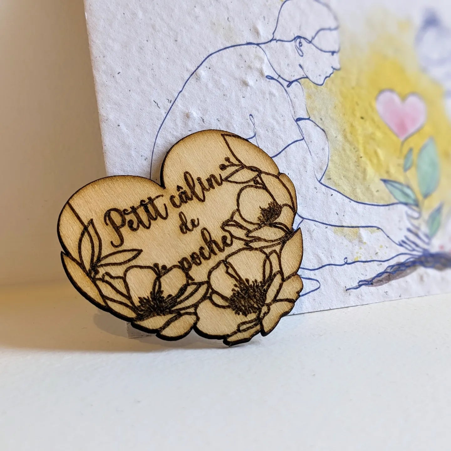 Carte à planter : Viens on sème - modèle couple