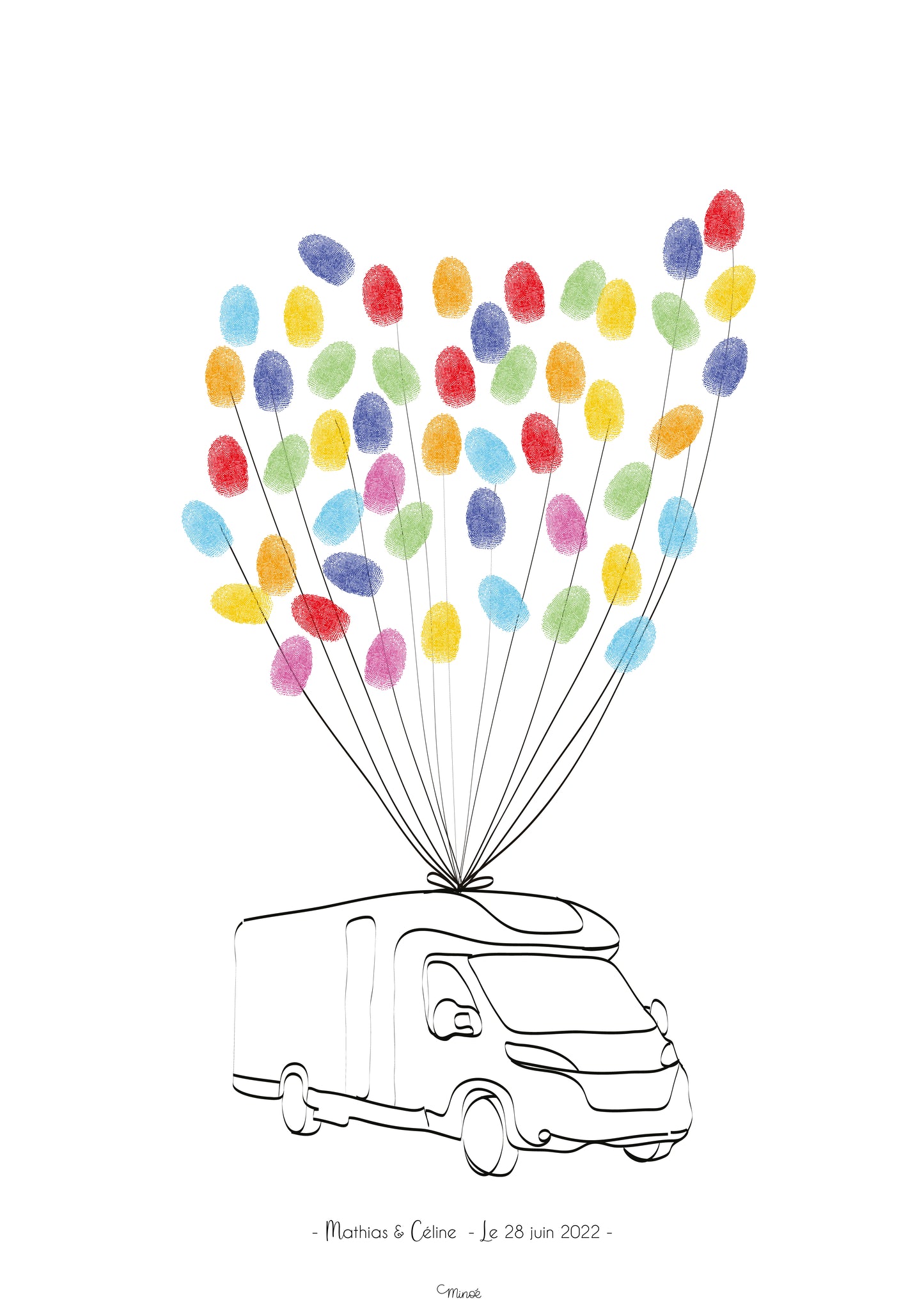 Support d'empreintes - camping car