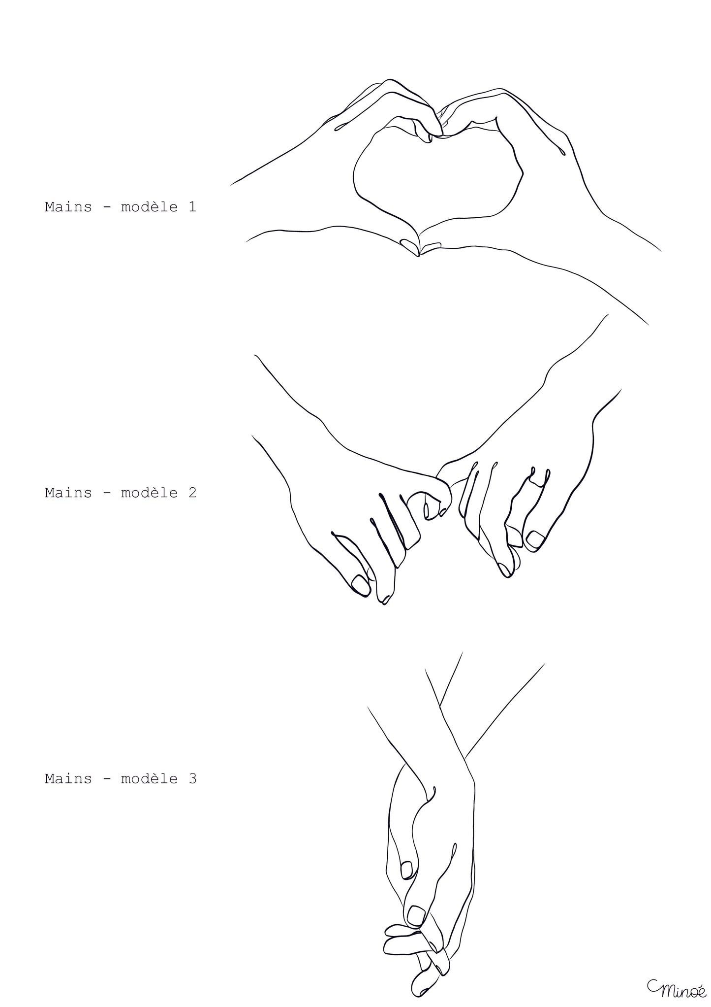 Illustration personnalisée - je t'aime plus que ... - capsule saint valentin 2024