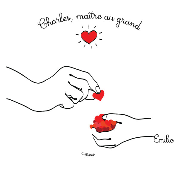 Cadeau de fin d'année : maîtresse- maître - nounou au grand coeur