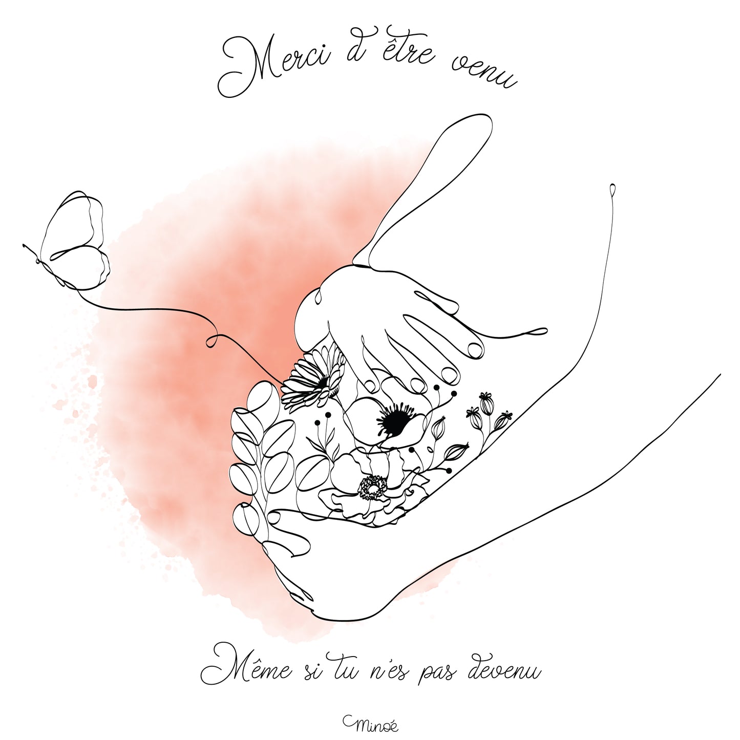 Illustration Papillon s'envole