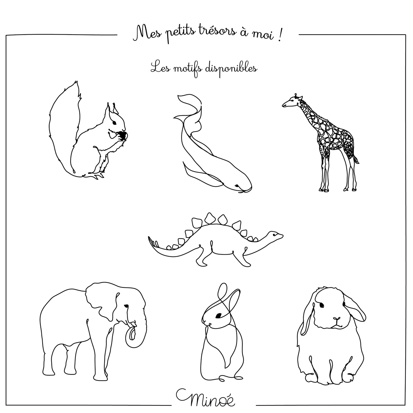 Mes petits trésors à moi : Panière de rangement personnalisée