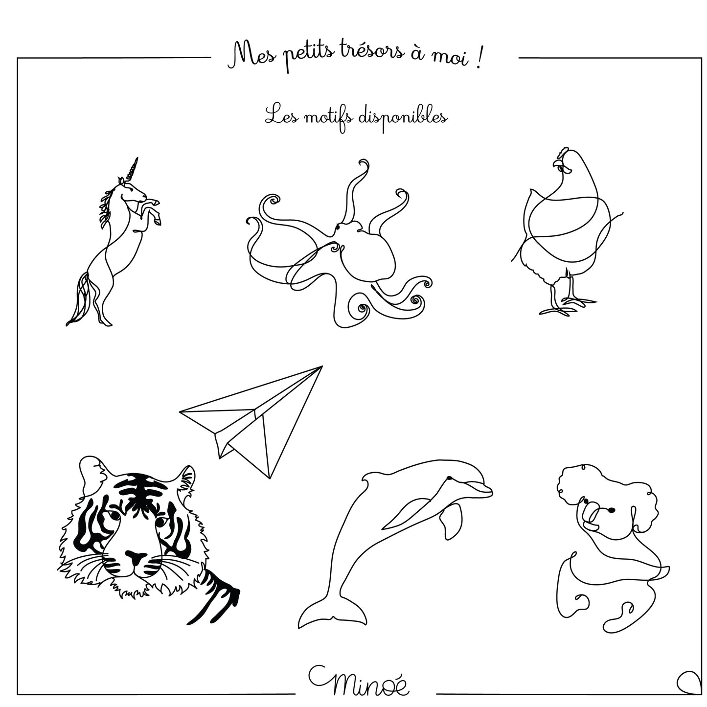 Mes petits trésors à moi : Panière de rangement personnalisée