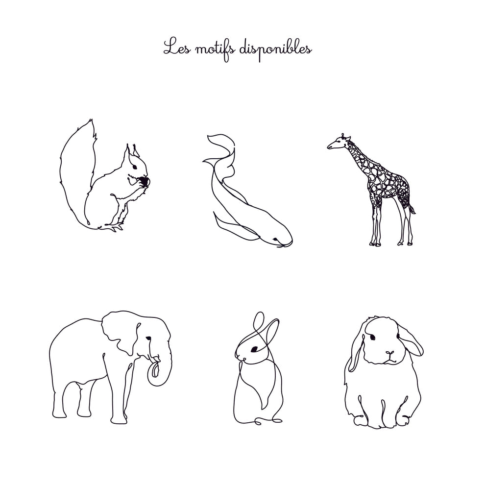 Marque-page personnalisé - animaux