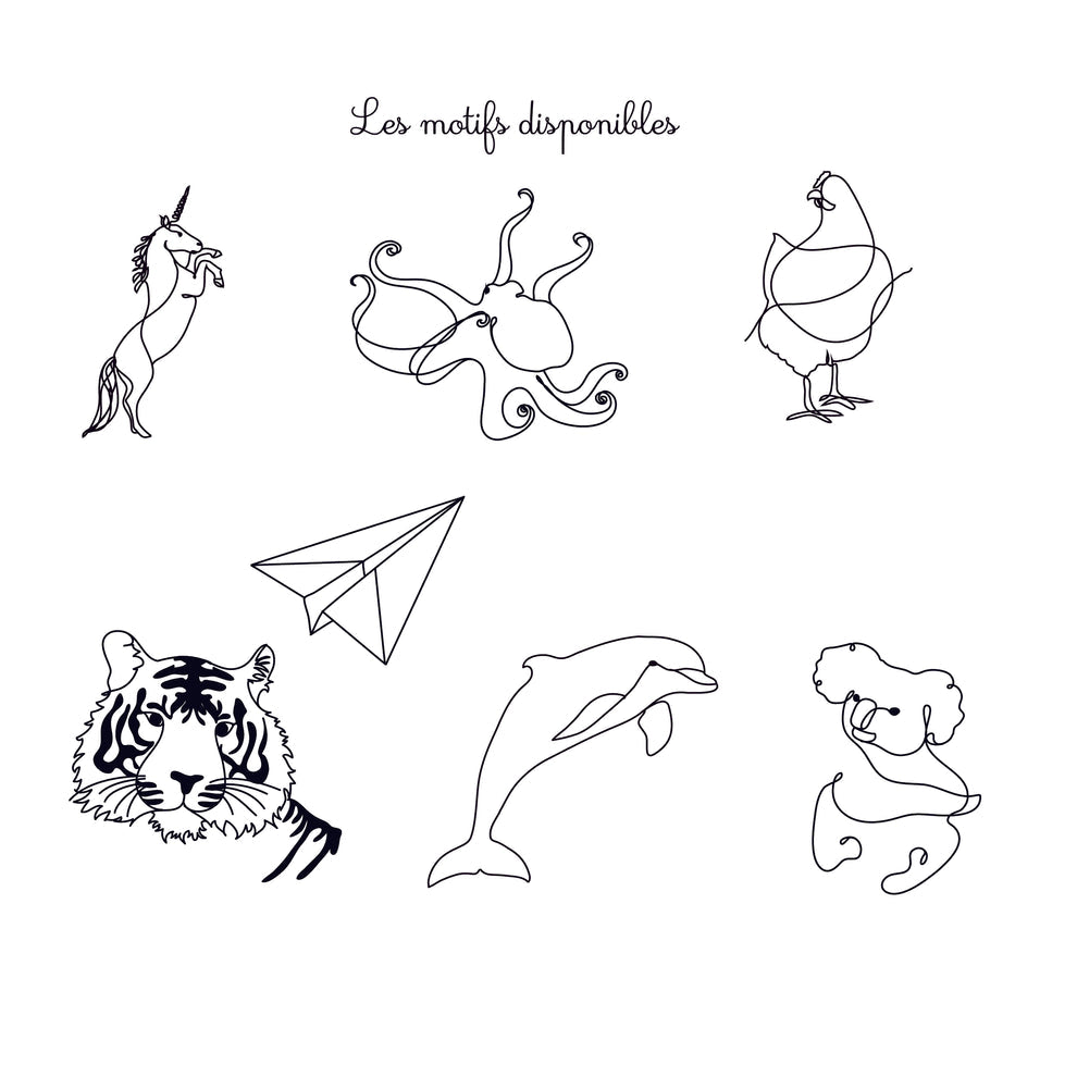 Marque-page personnalisé - animaux