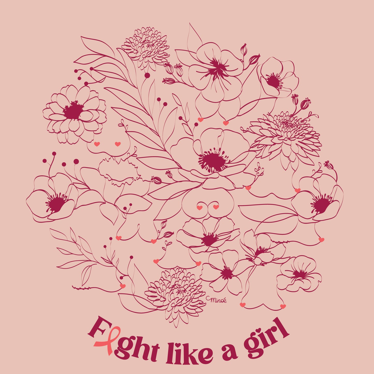 Capsule octobre rose : T-shirt col rond