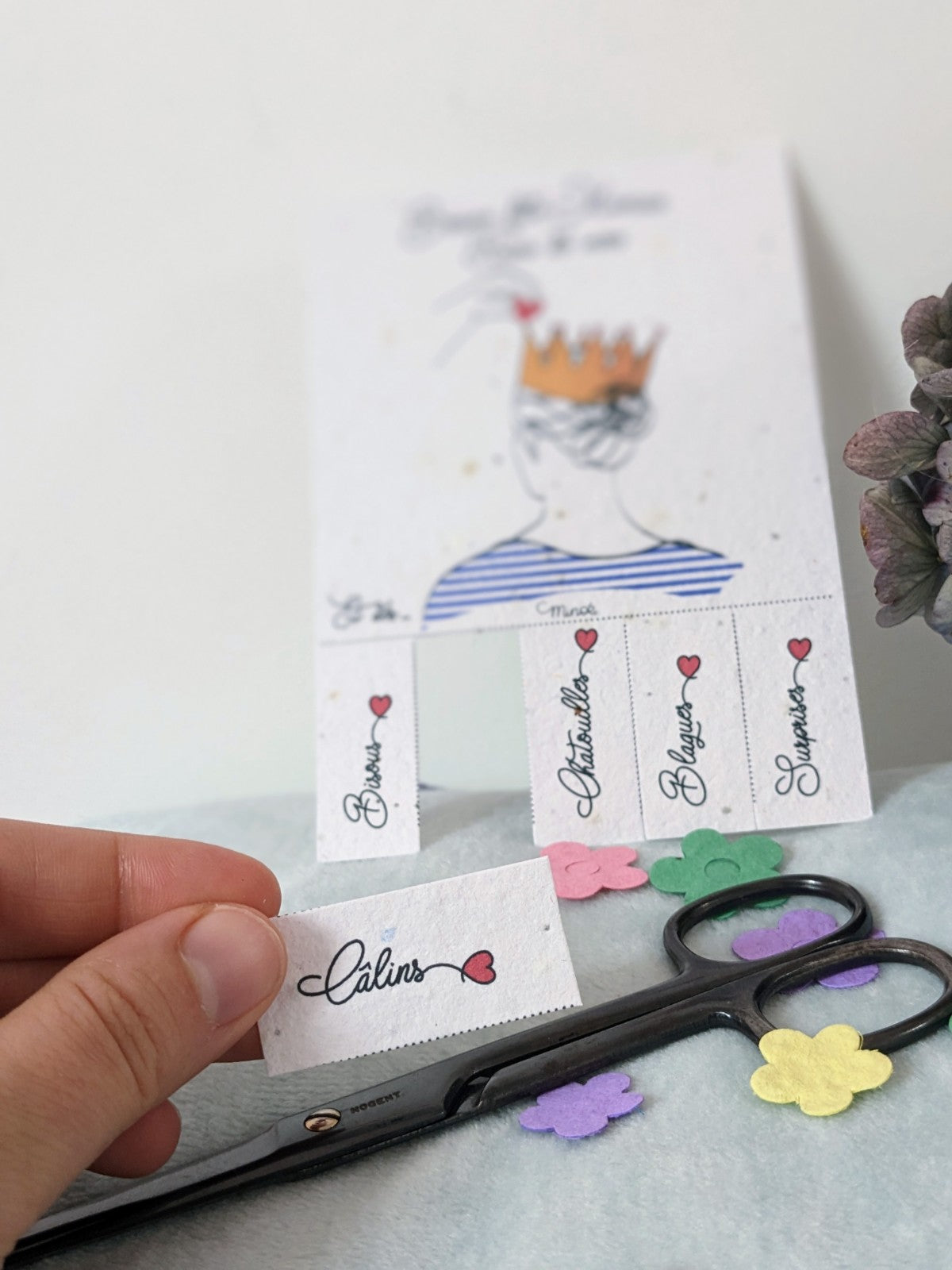 Carte à planter : Bonne fête Maman, reine de mon coeur
