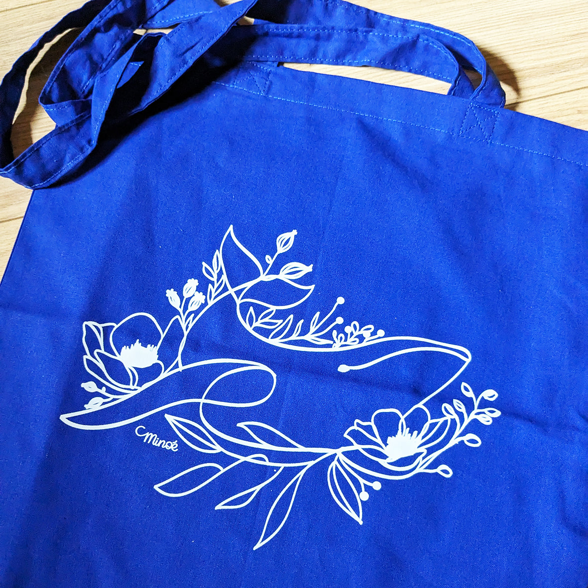 Capsule bestiaire fleuri : tote bag