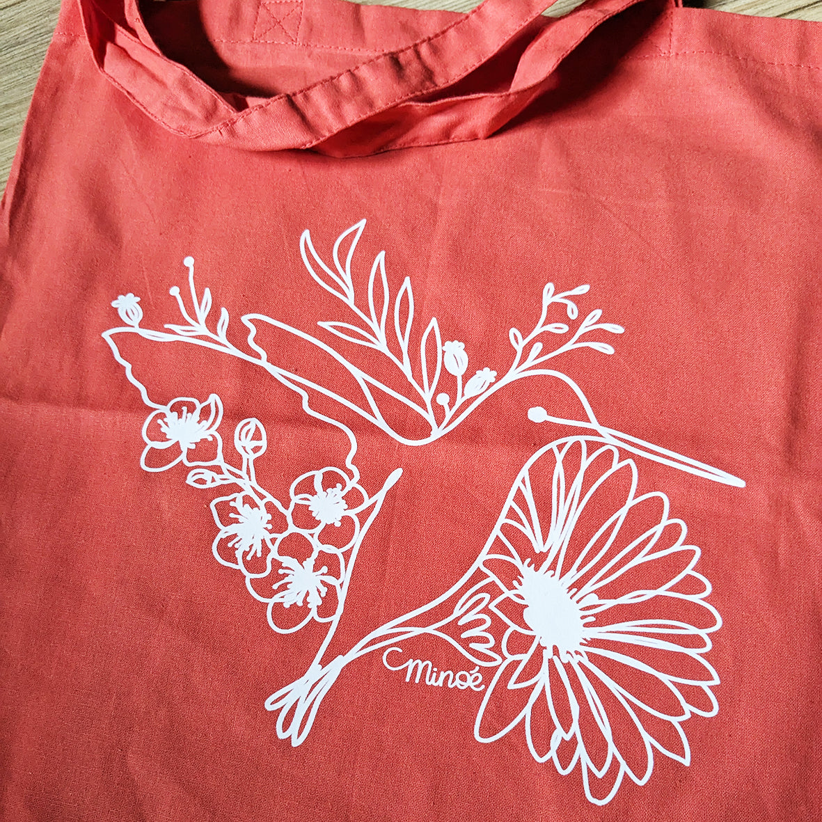 Capsule bestiaire fleuri : tote bag