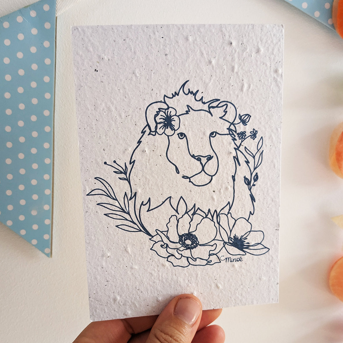 Capsule bestiaire fleuri : Cartes à planter