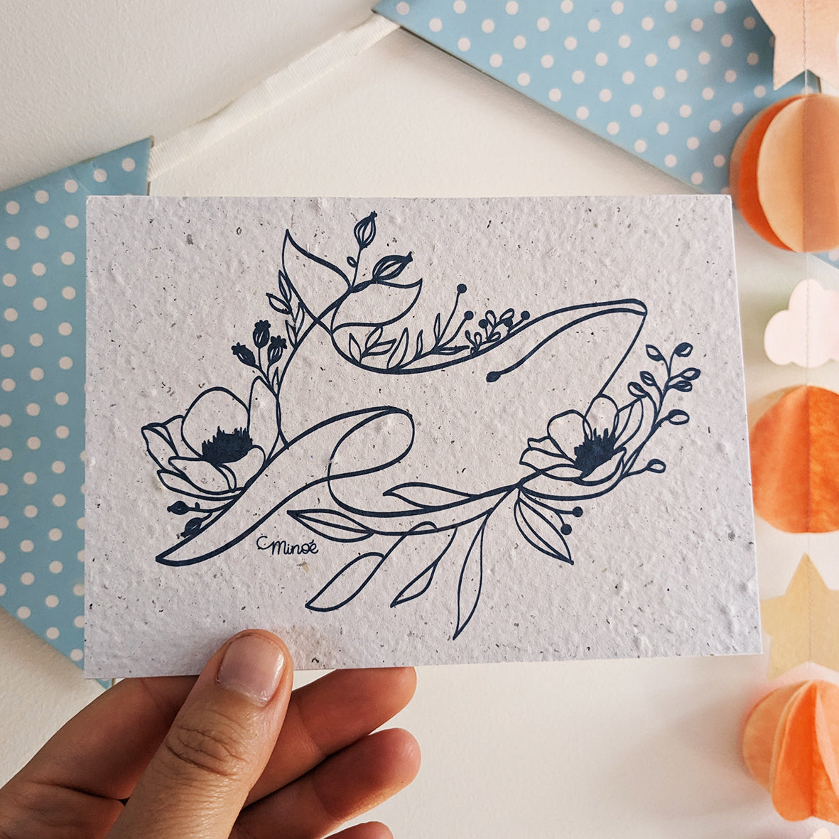Capsule bestiaire fleuri : Cartes à planter