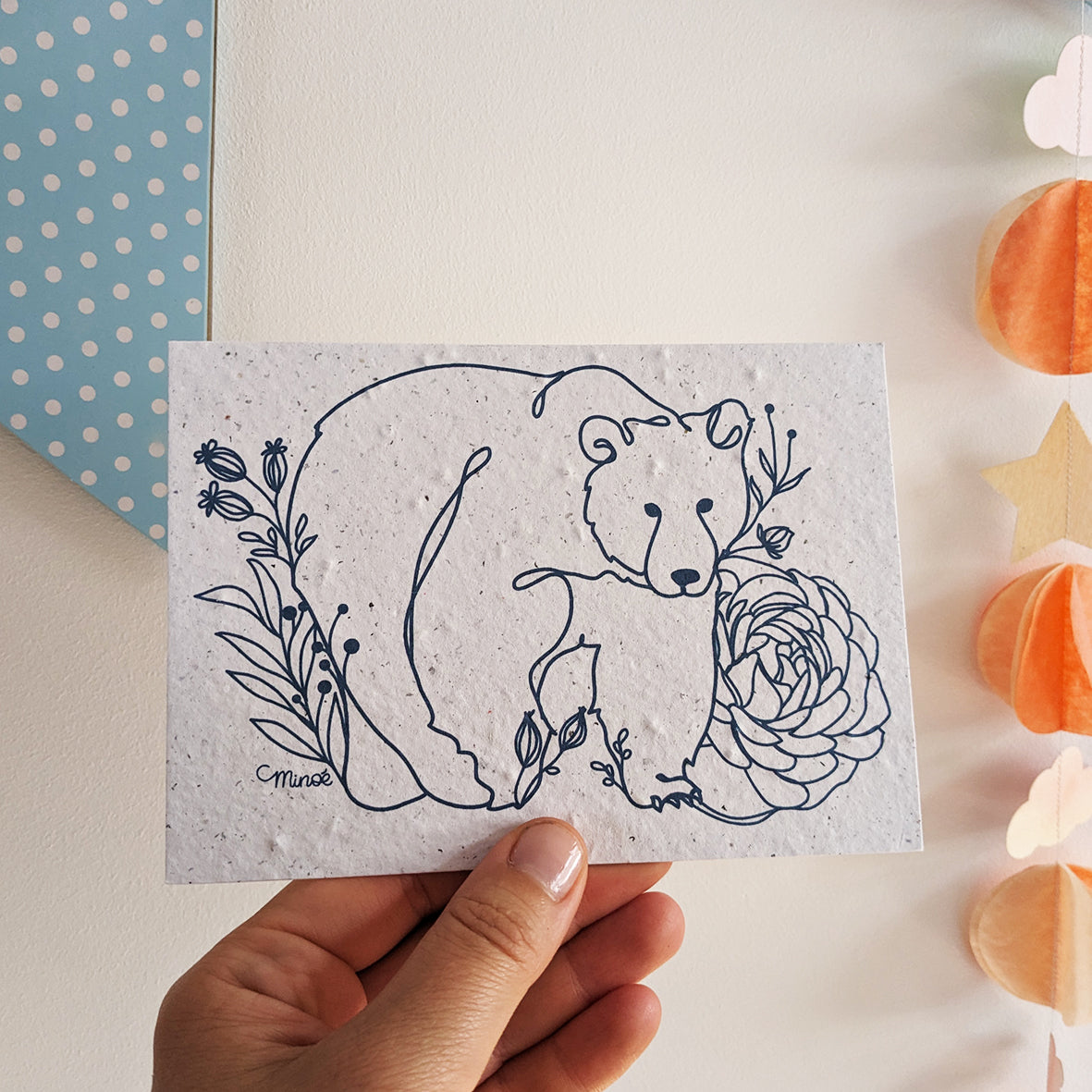 Capsule bestiaire fleuri : Cartes à planter