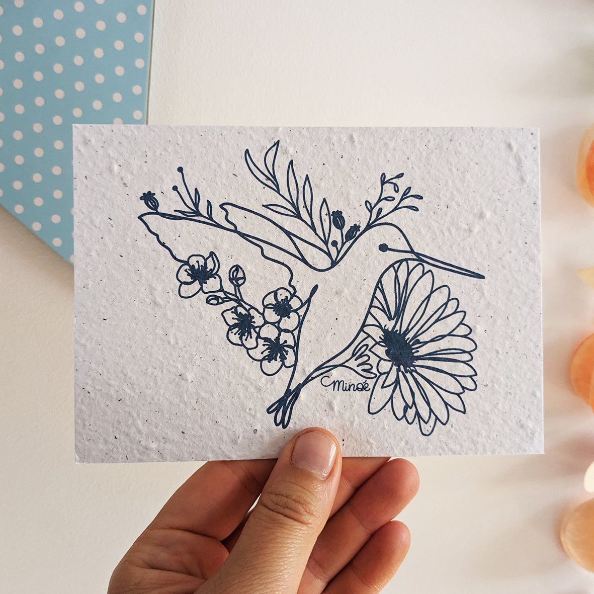 Capsule bestiaire fleuri : Cartes à planter