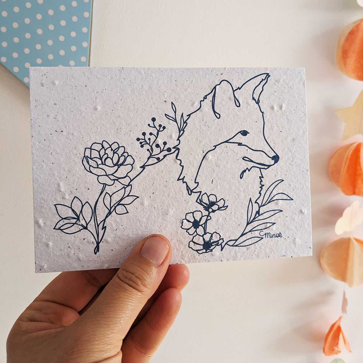 Capsule bestiaire fleuri : Cartes à planter