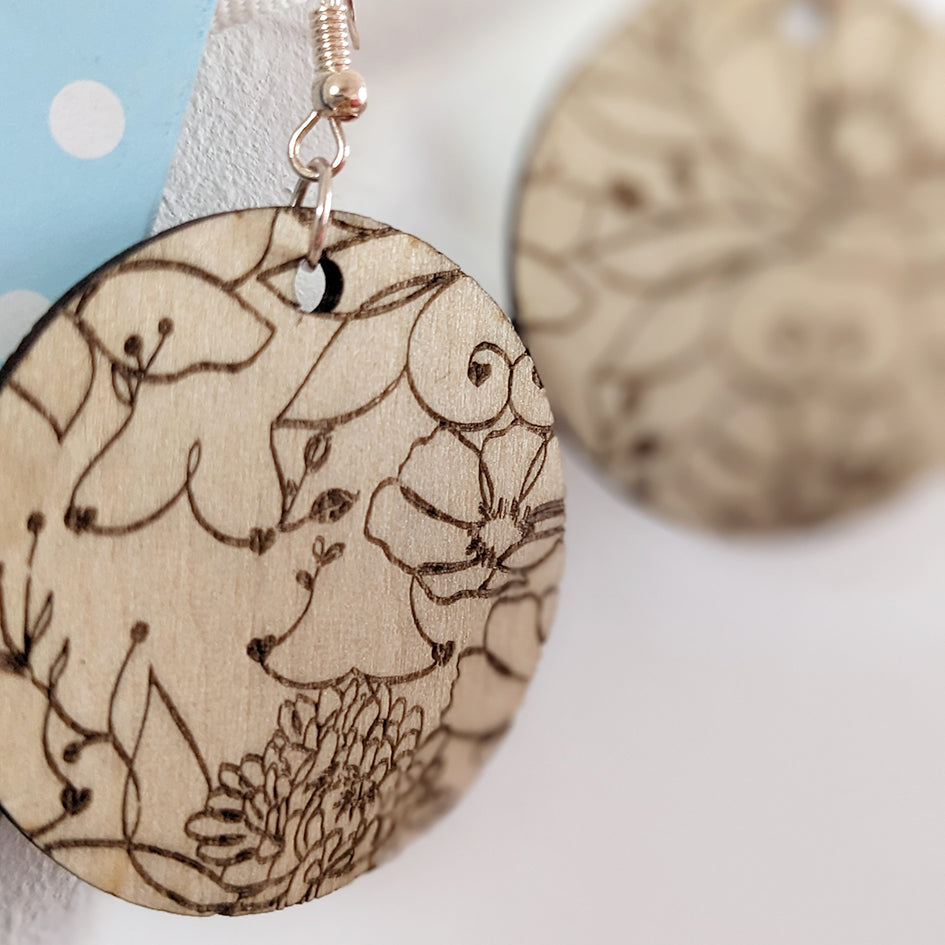 Capsule octobre rose : Boucles d'oreilles