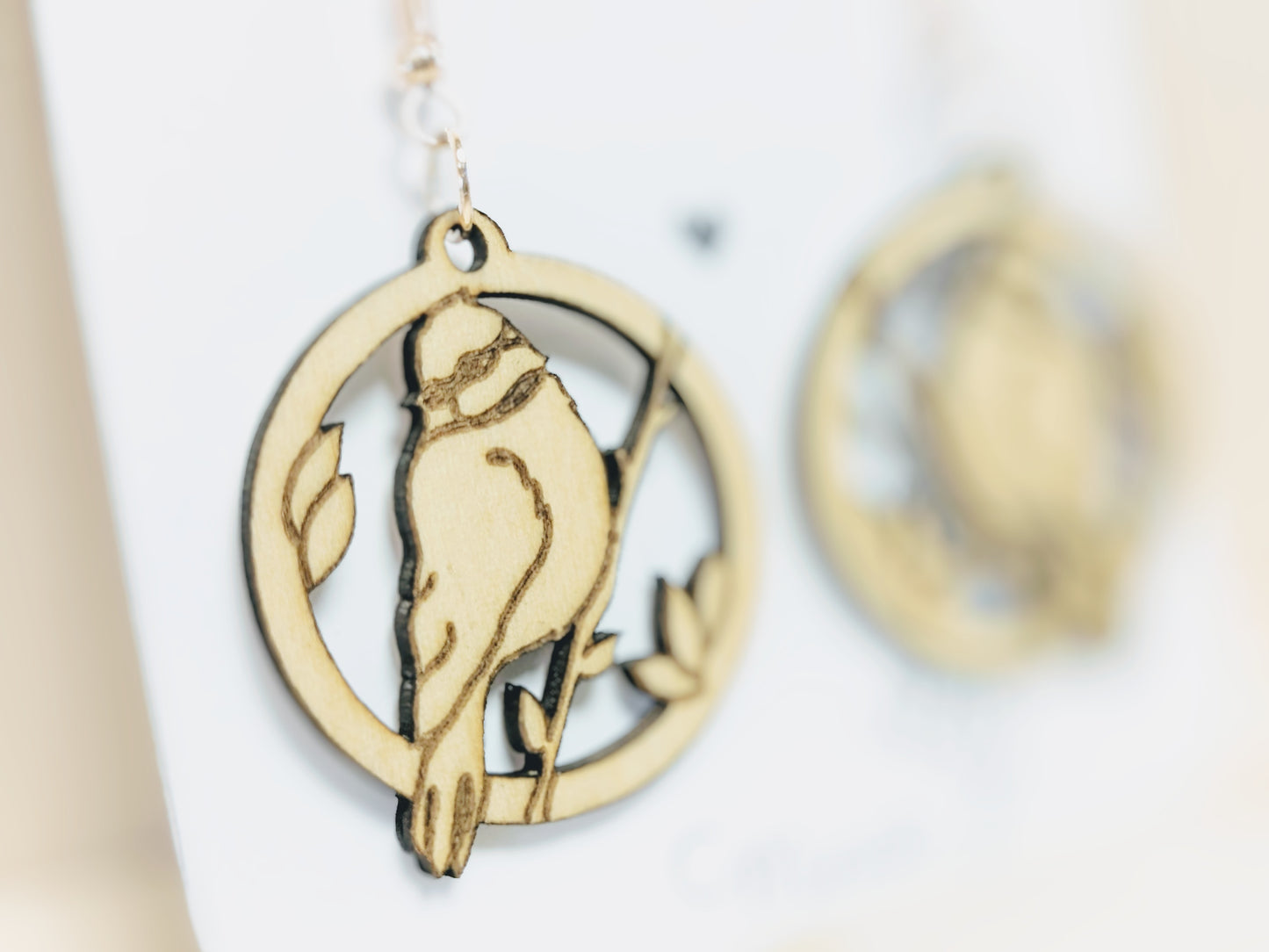 Boucles d'oreilles mésanges