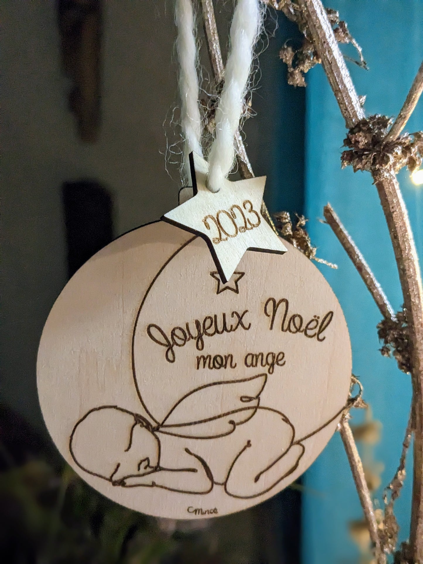 Suspension " Joyeux Noël mon Ange "