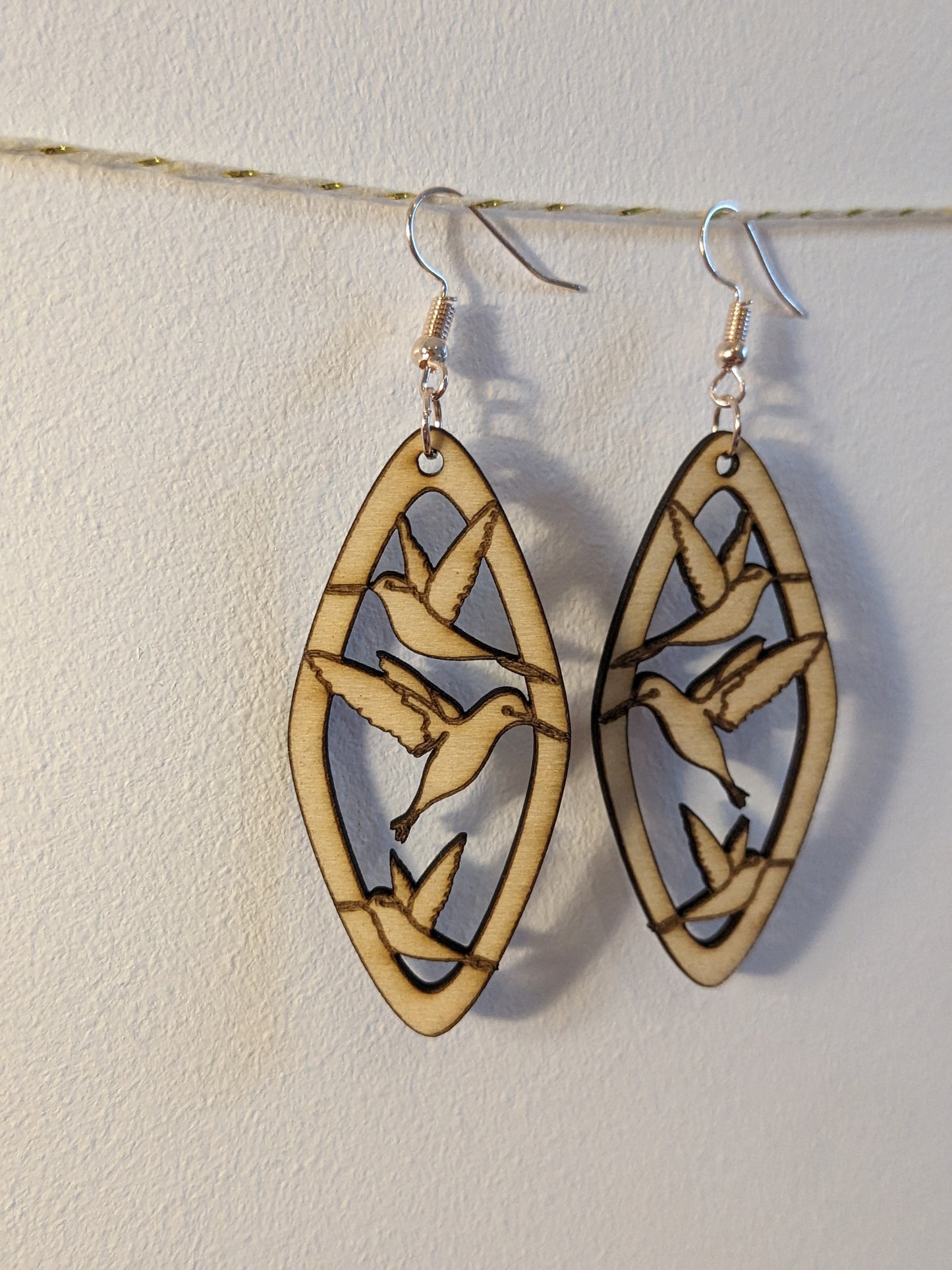 Boucles d'oreilles colibris