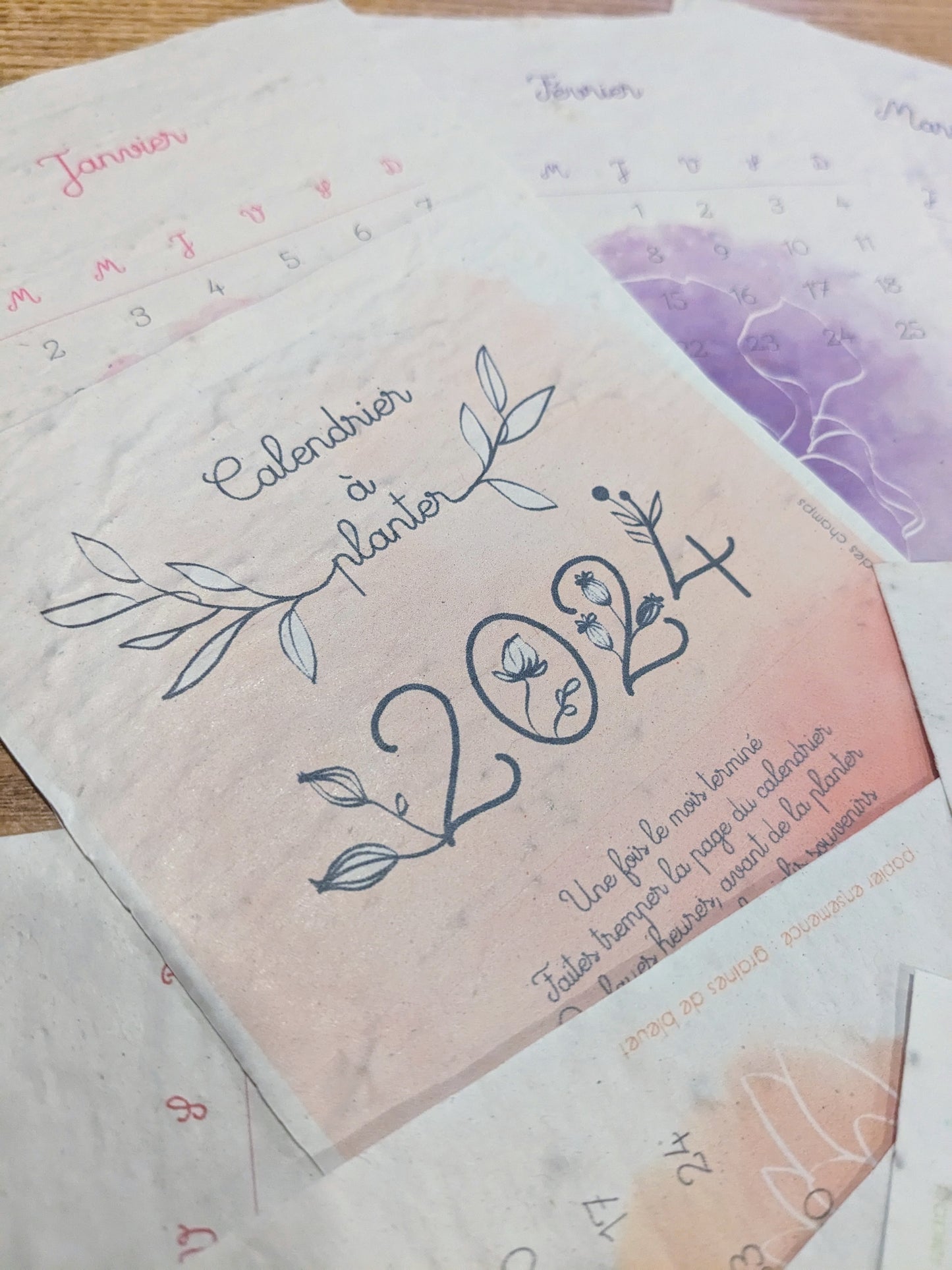 Calendrier à planter - 2024