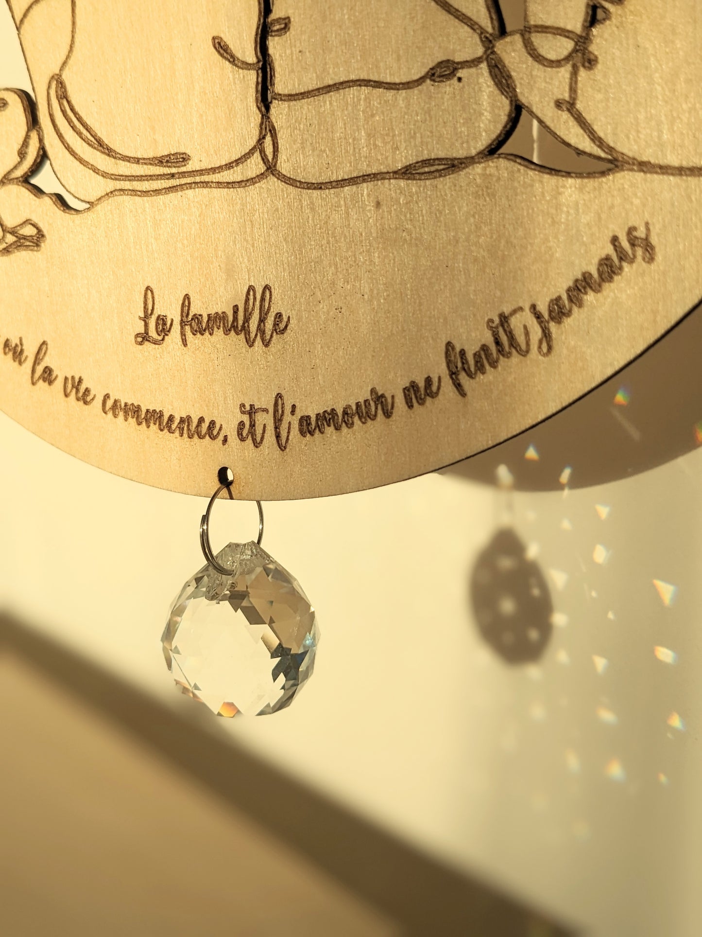 Suspension portrait de famille