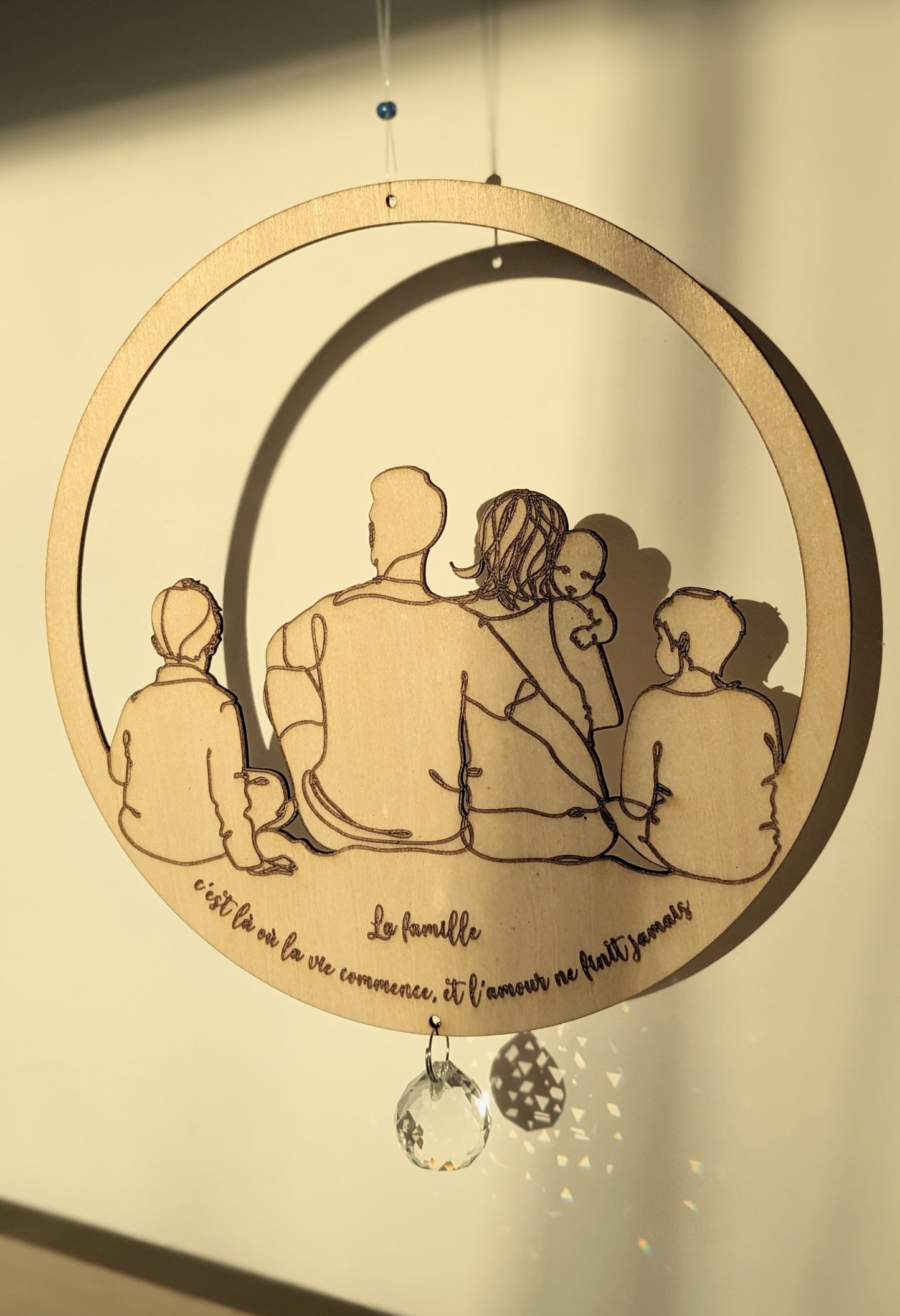 Suspension portrait de famille
