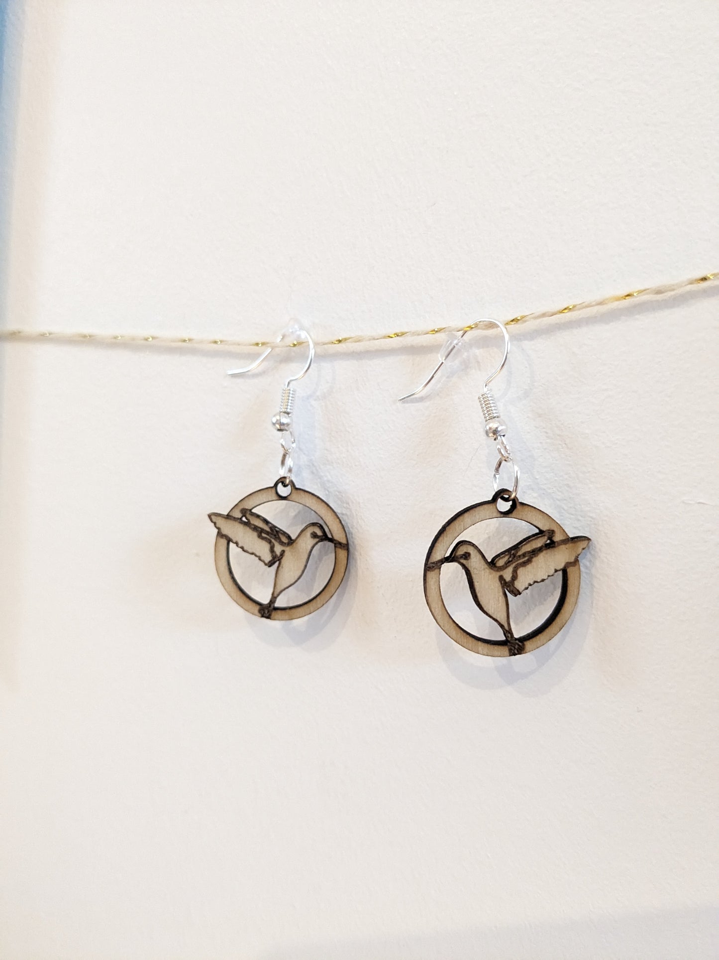 Boucles d'oreilles tout petits colibris