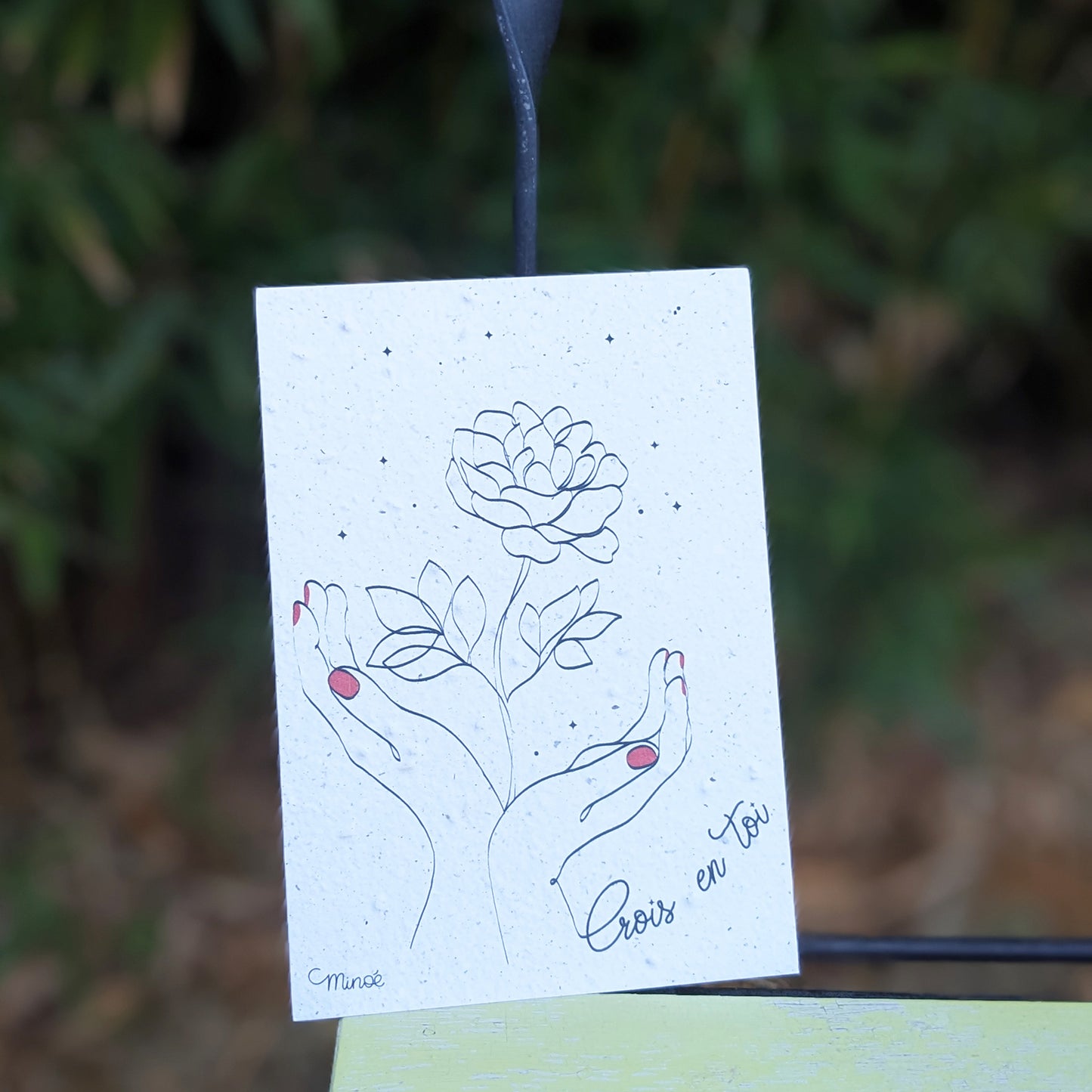 Carte à planter : Crois en toi